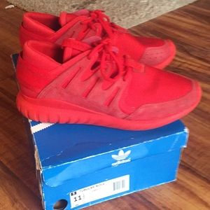 adidas Red Athletic Shoes